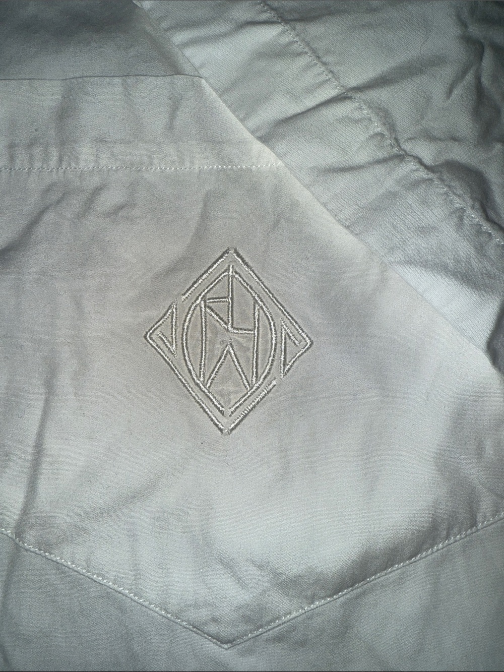 Ralph Lauren White Short-Sleeve Button-Down Shirt - Picture 2 of 3